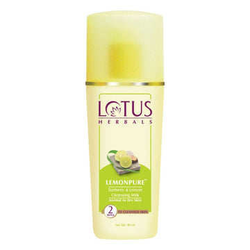 Lotus Herbals - Lemonpure Turmeric & Lemon Cleansing Milk (80ml)