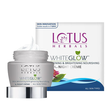 Lotus Herbals - WhiteGlow Skin Whitening & Brightening Nourishing Night Creme (60g)