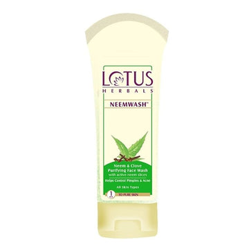 Lotus Herbals - Neemwash Neem & Clove Purifying Face Wash