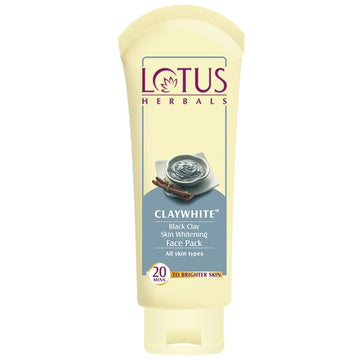 Lotus Herbals - Claywhite Black Clay Skin Whitening Face Pack (50g)