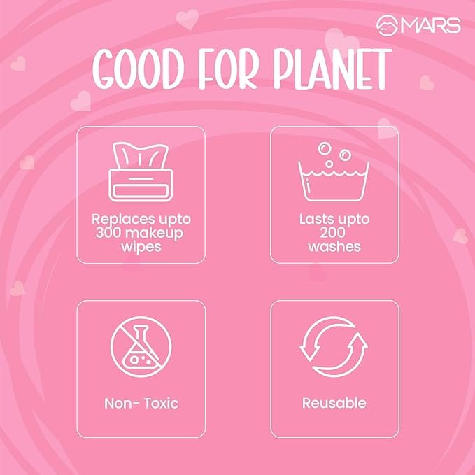 Mars - Makeup Melting Microfiber Wipes