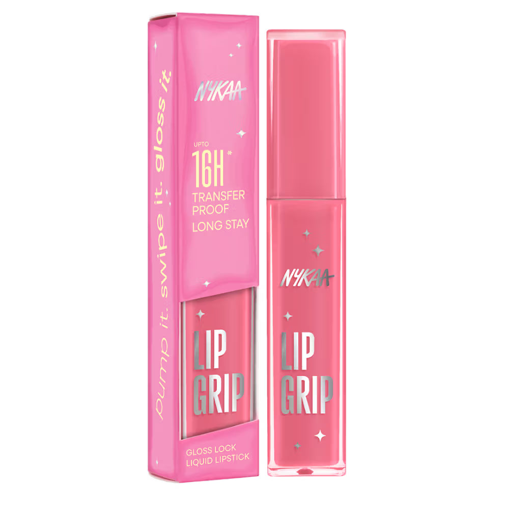Nykaa - 16h Transfer Proof Long Stay Lip Grip Gloss Lock Liquid Lipstick (2ml)