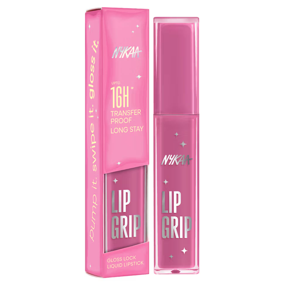 Nykaa - 16h Transfer Proof Long Stay Lip Grip Gloss Lock Liquid Lipstick (2ml)