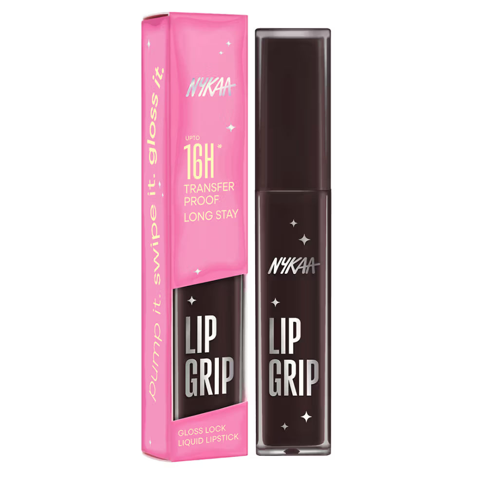 Nykaa - 16h Transfer Proof Long Stay Lip Grip Gloss Lock Liquid Lipstick (2ml)