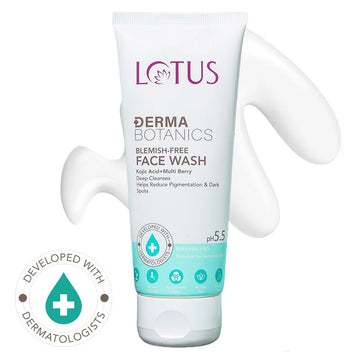 Lotus Herbals - Dermabotanics Kojic Acid + Multi Berry Blemish Free Facewash
