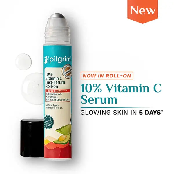 Pilgrim - 10% Vitamin C face Serum Roll-on (25ml)