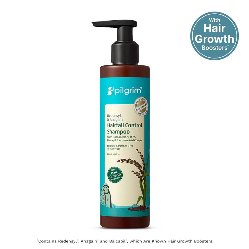 Pilgrim - Redensyl & Anagain Hairfall Control Shampoo (200ml)
