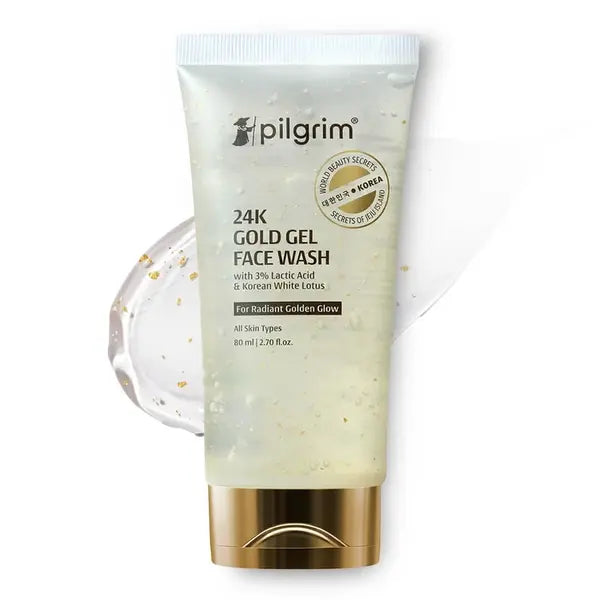 Pilgrim - 24K Gold Gel Face Wash (80ml)