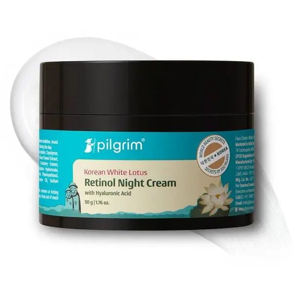 Pilgrim - Korean White Lotus Retinol Night Cream (50g)