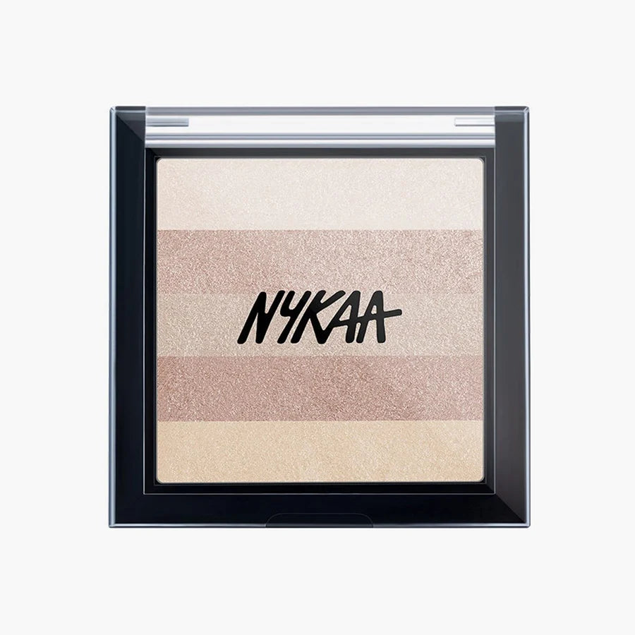 Nykaa - Glow Goals Shimmer Brick Highlighter (7.5g)