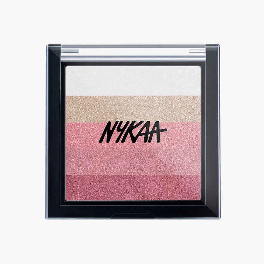 Nykaa - Glow Goals Shimmer Brick Highlighter (7.5g)