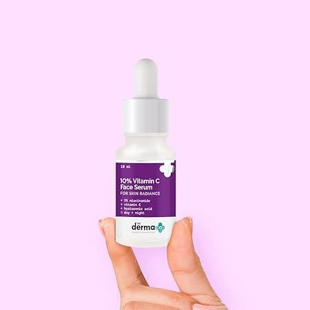 Derma Co - 10% Vitamin C Face Serum with 5% Niacinamide & Hyaluronic Acid (10ml)