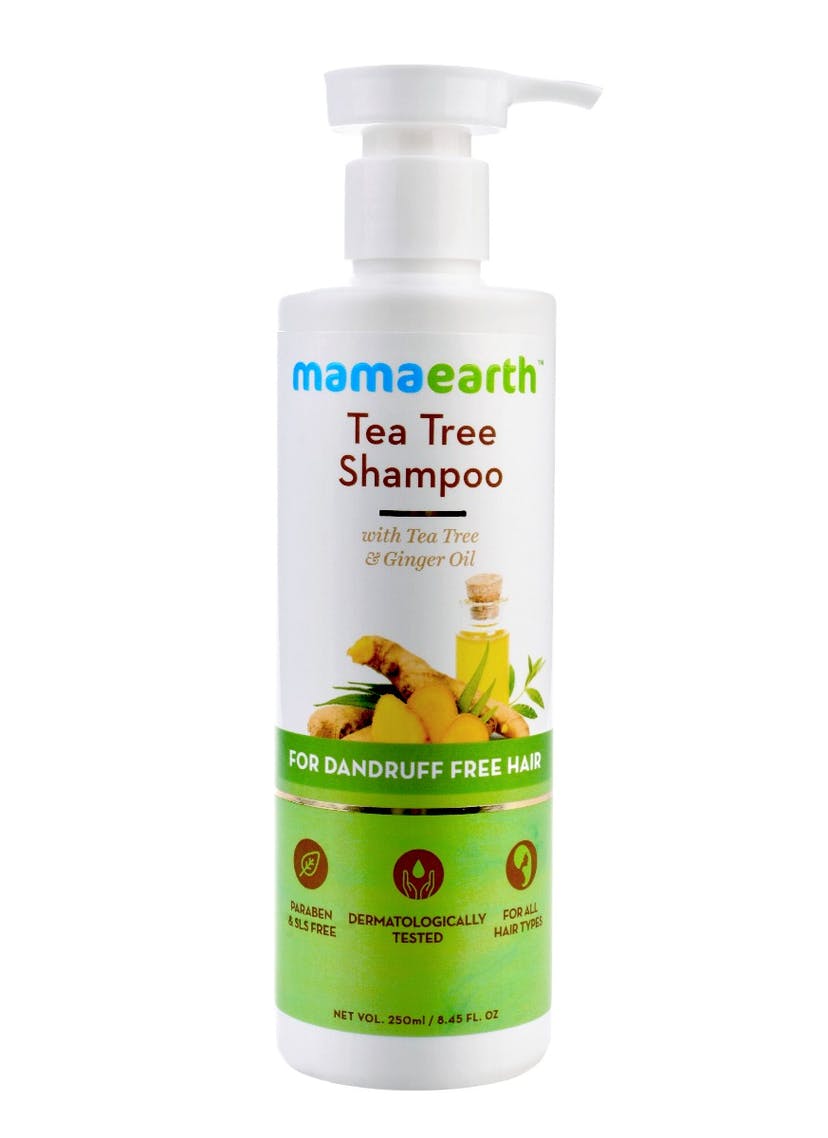 Mamaearth Tea Tree Shampoo for Dandruff Free Hair (250mL)