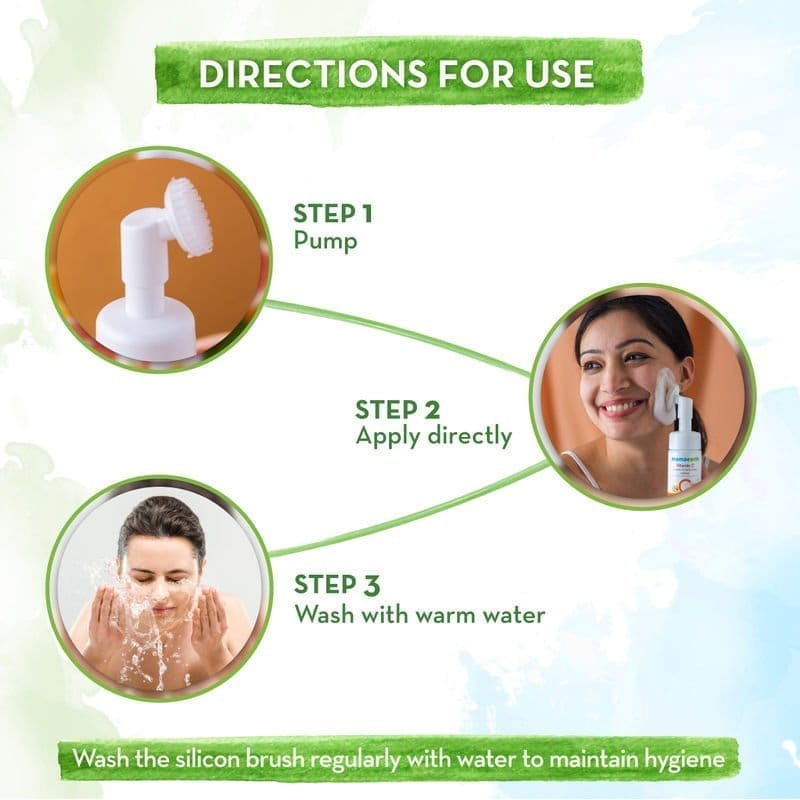 Mamaearth - Vitamin C Foaming Face Wash with Vitamin C & Turmeric (150mL)