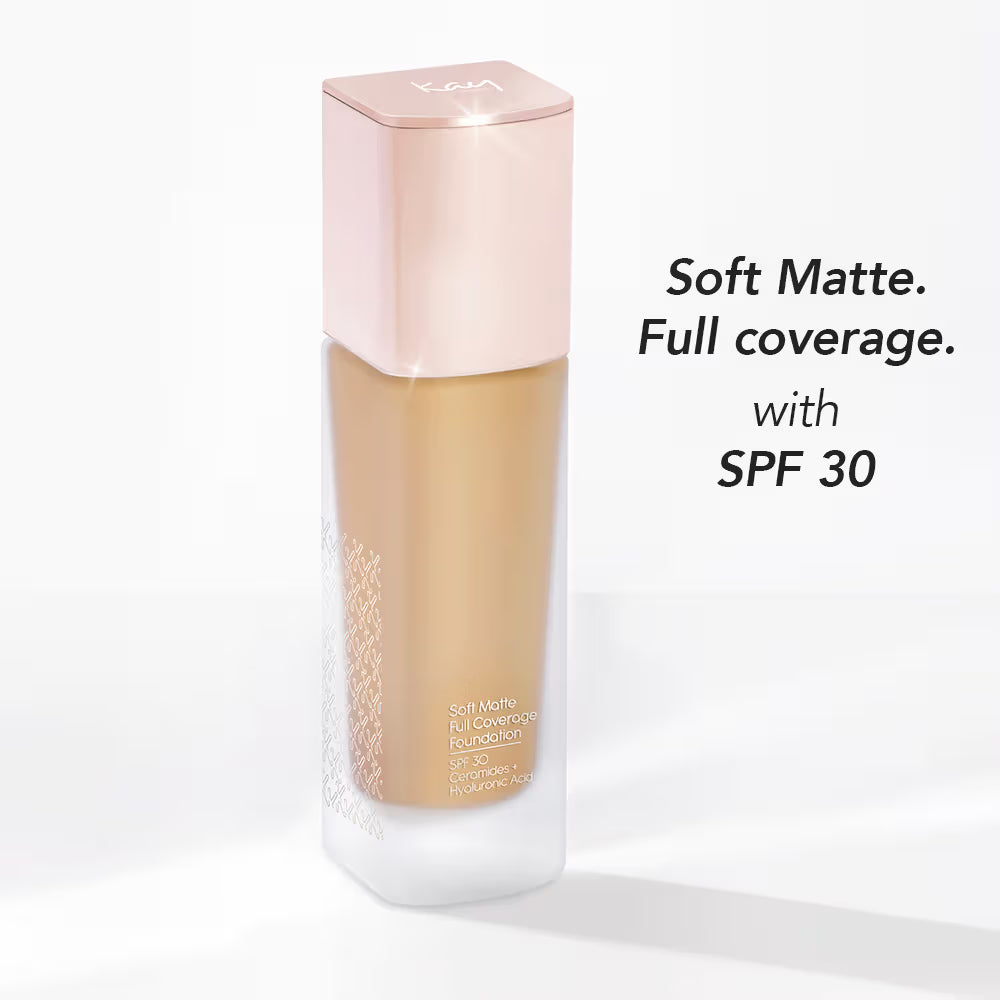 Kay Beauty - Soft Matte Full Coverage Foundation SPF 30 Enriched With Ceramides + Hyaluronic Acid (30ML)