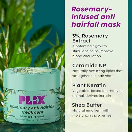 Plix - Rosemary Anti Hair Fall Treatment Mask (200g)