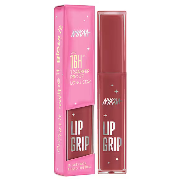 Nykaa - 16h Transfer Proof Long Stay Lip Grip Gloss Lock Liquid Lipstick (2ml)