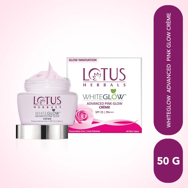 Lotus Herbals - Whiteglow Advanced Pink Glow Creme Spf 25 Pa+++ (50g)