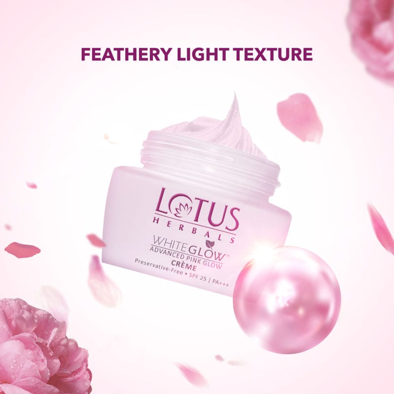 Lotus Herbals - Whiteglow Advanced Pink Glow Creme Spf 25 Pa+++ (50g)