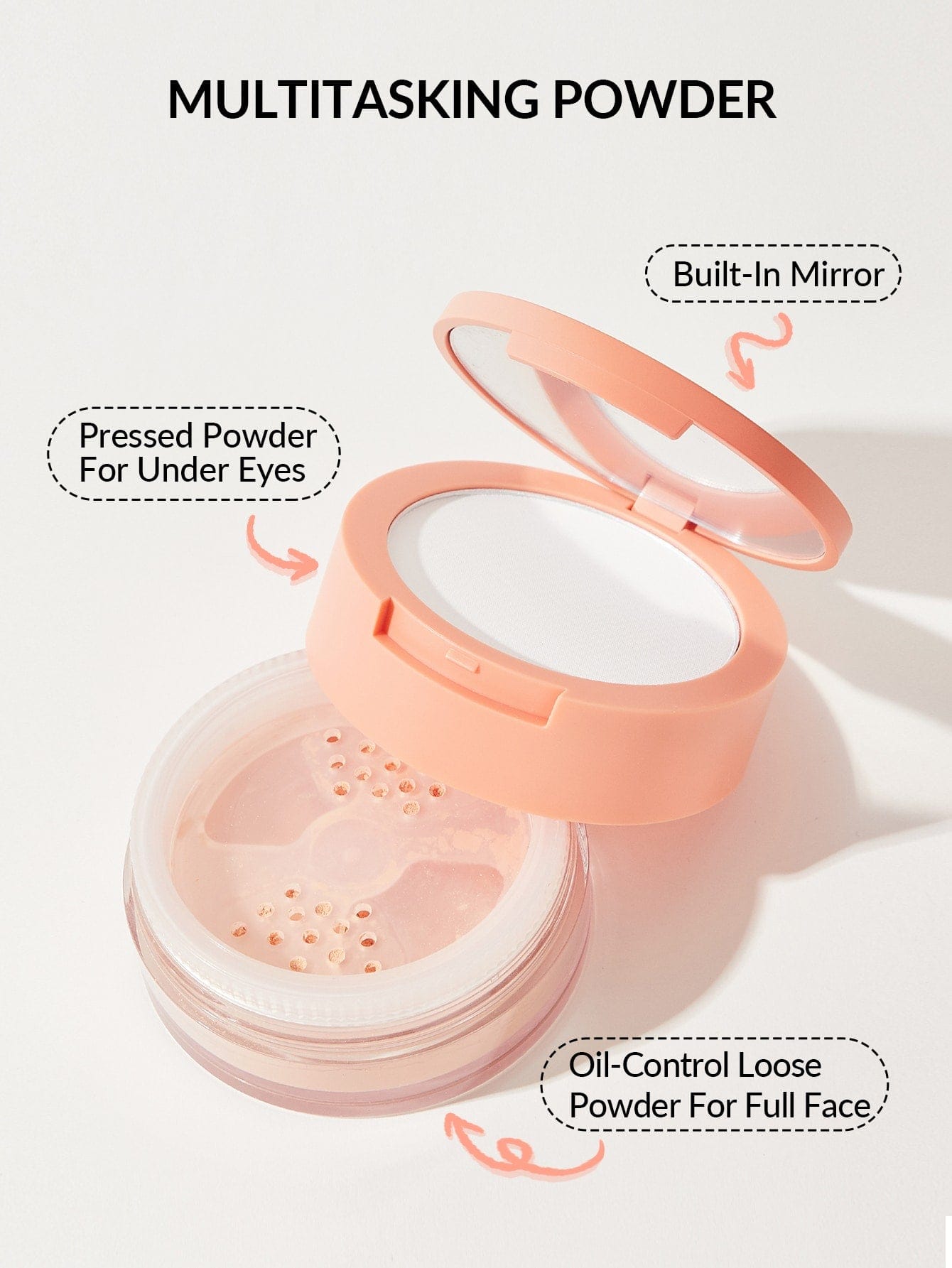 Sheglam - INSTA-READY FACE & UNDER EYE SETTING POWDER DUO - (BISQUE)