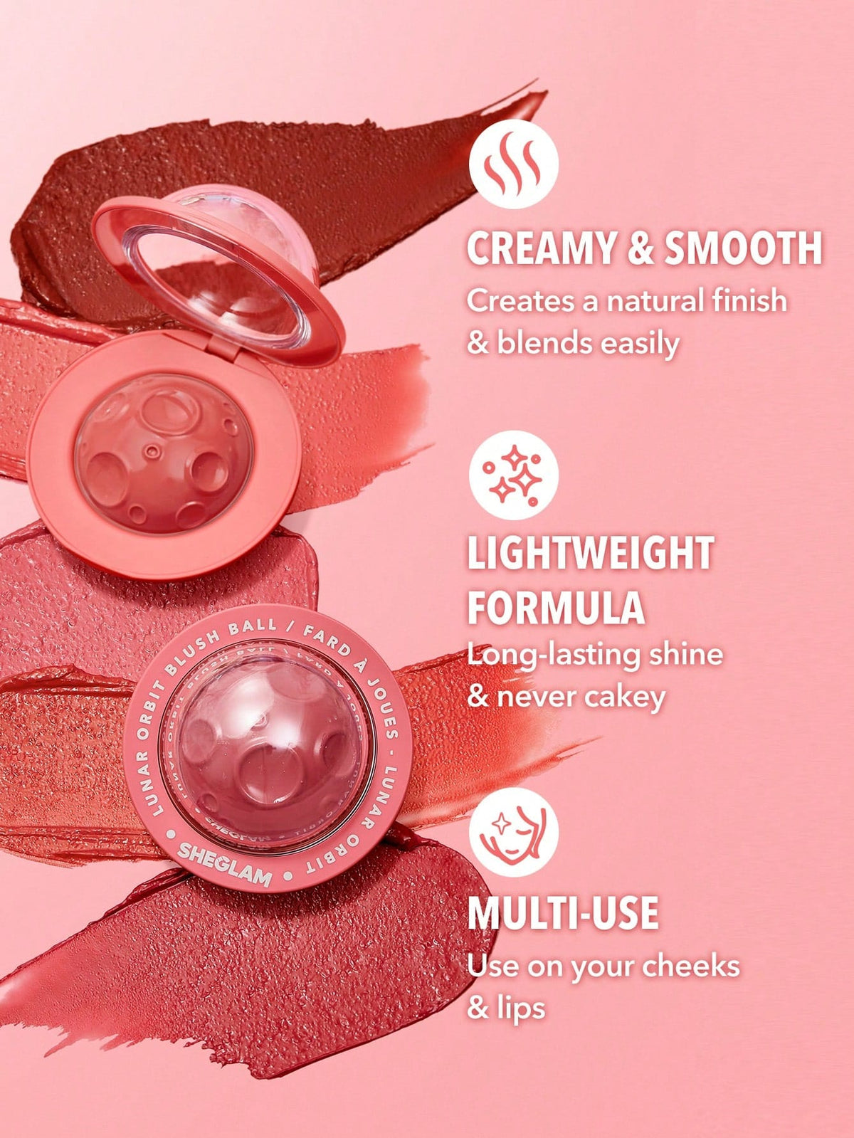 Sheglam - Lunar Orbit Blush Ball 6g