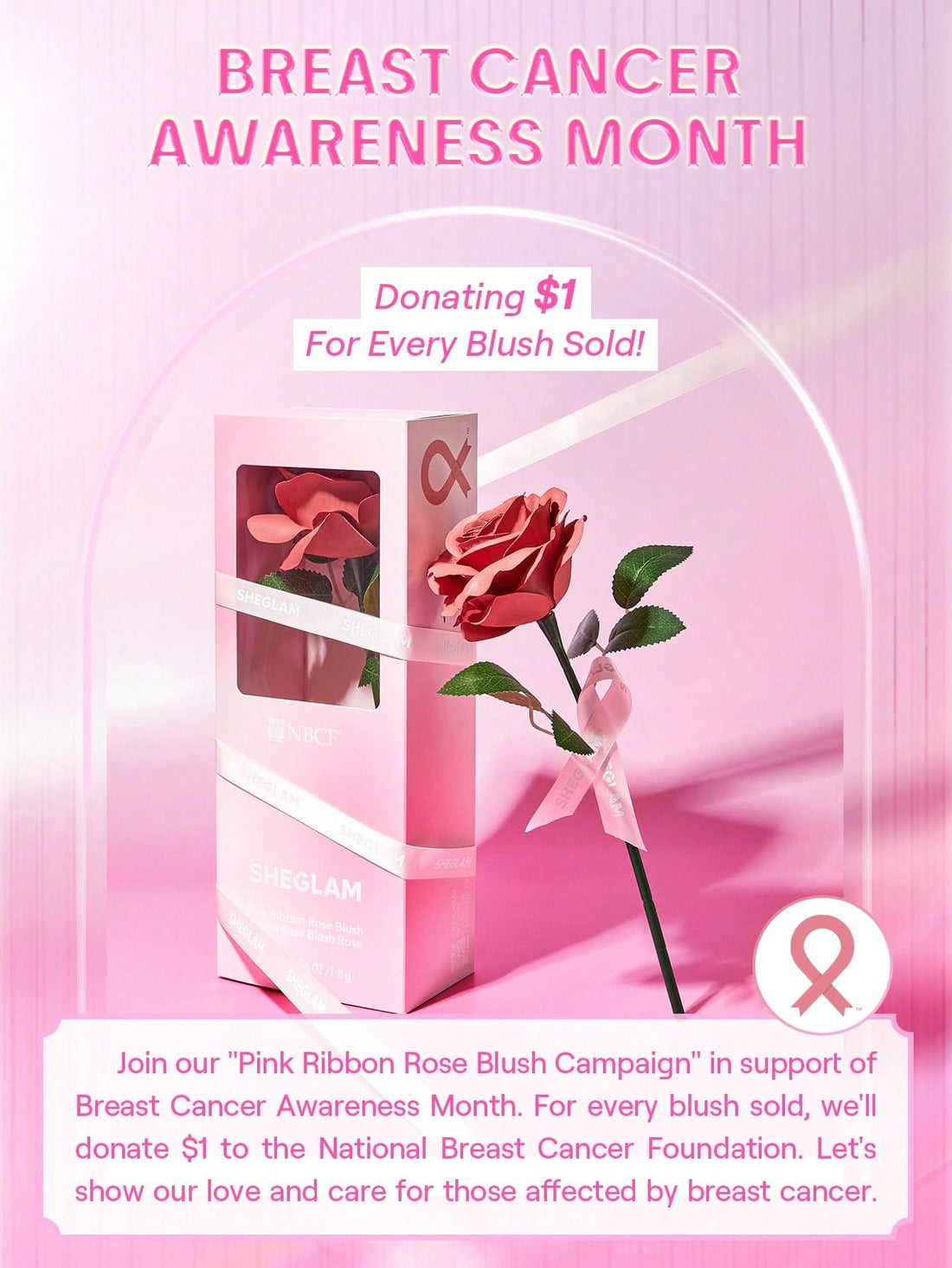 Sheglam - Pink Ribbon Rose Blush