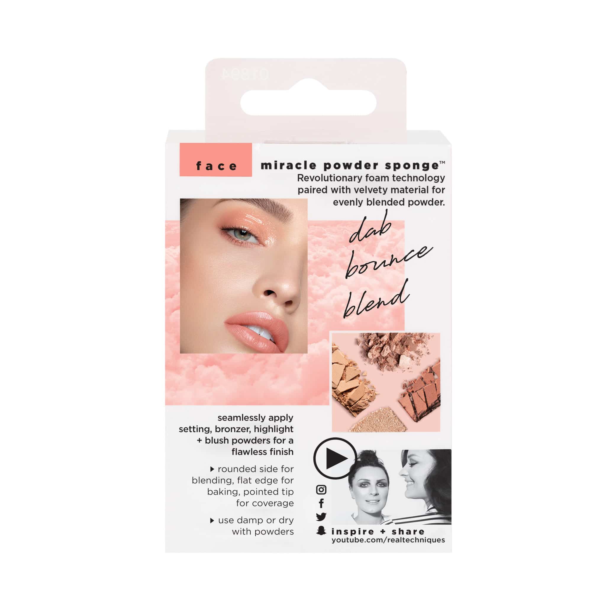 Real Techniques - Miracle Powder Sponge - 01894