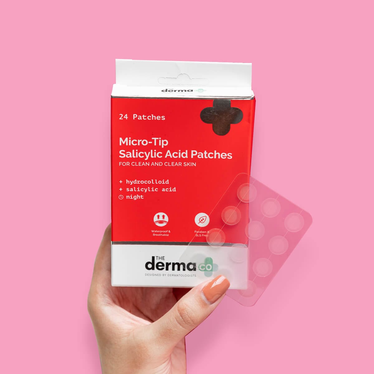 The Derma - Micro-Tip Salicylic Acid Patches with Hydrocolloid - 24 Patches