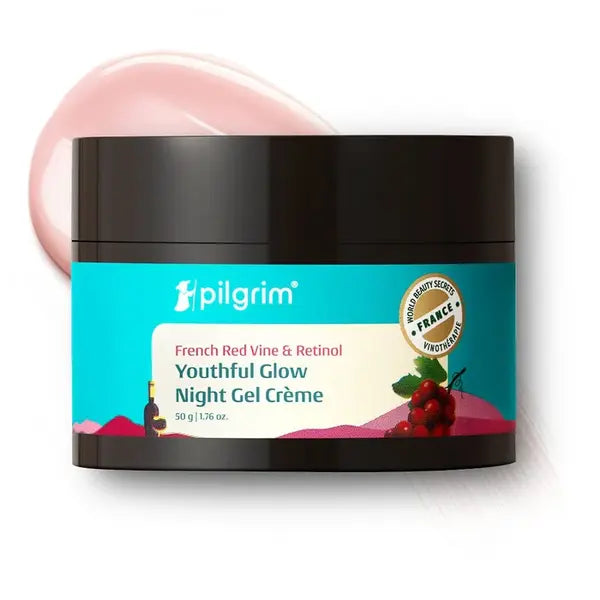 Pilgrim - French Red Vine Retinol Youthful Glow Night Gel Cream (50g)
