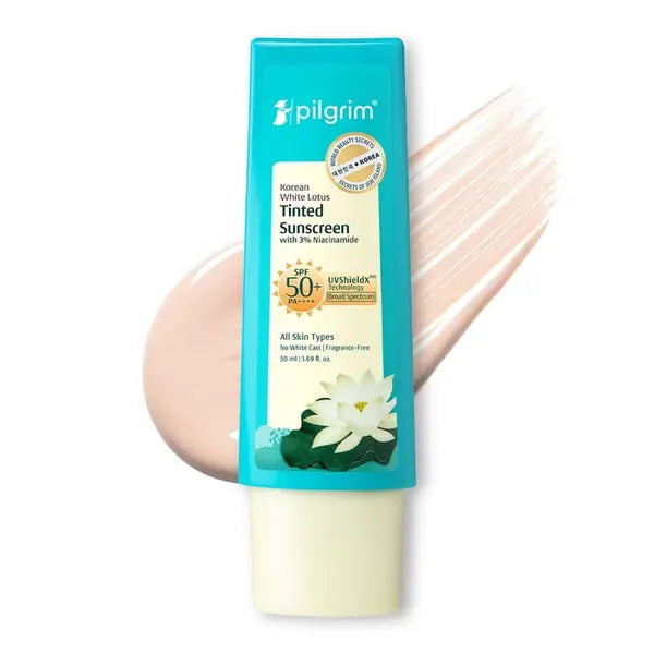 Pilgrim - Korean White Lotus Tinted Sunscreen Spf50+ Pa+++ (50ml)