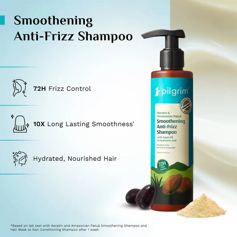 Pilgrim - Keratin & Amazonia Patua Smoothening Shampoo (200ml)