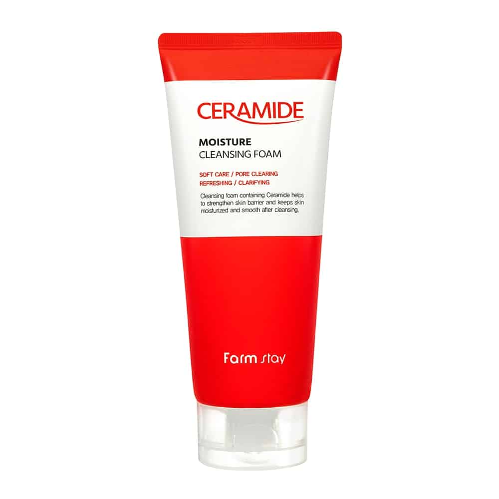 Farmstay - Ceramide Moisture Cleansing Foam (180mL)