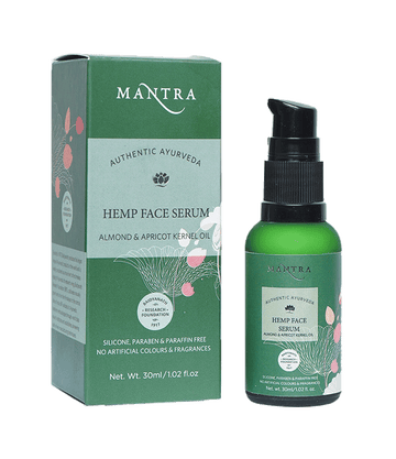 Mantra - HEMP FACE SERUM ALMOND & APRICOT KERNEL OIL (30mL)
