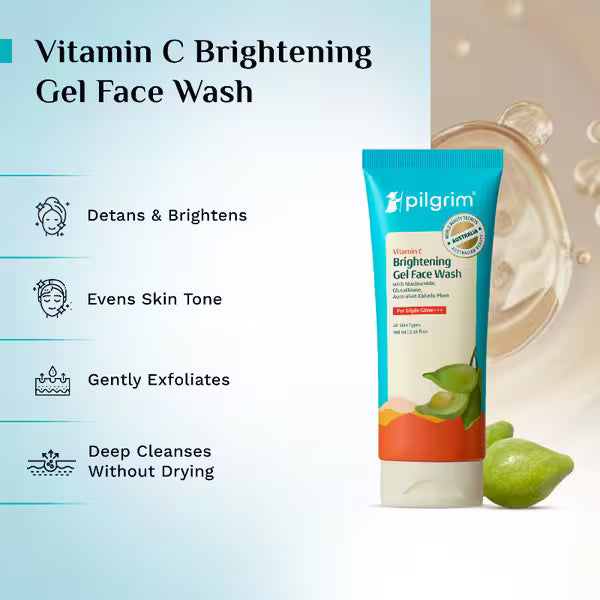 Pilgrim - Vitamin C Brightening Gel Face Wash (100ml)