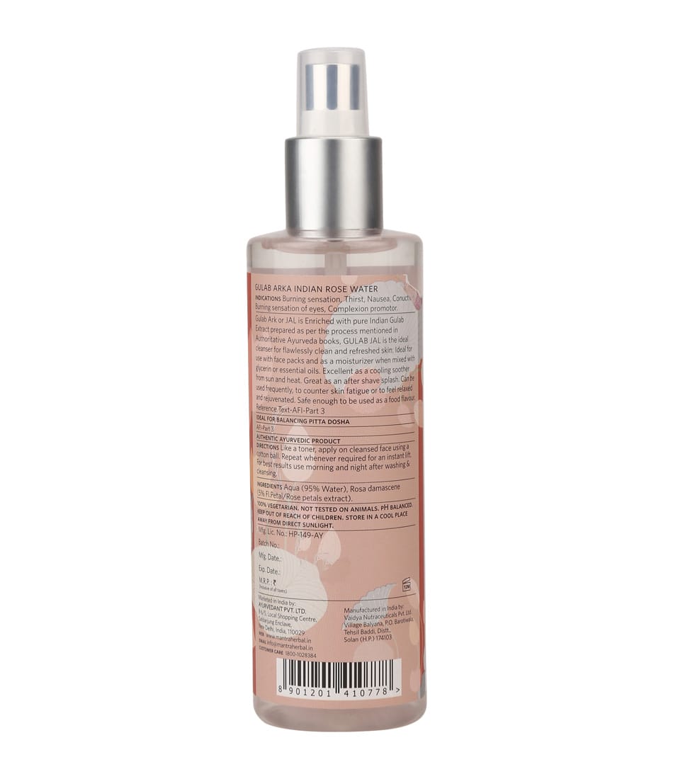 Mantra - GULAB ARKA INDIAN ROSE WATER (250mL)