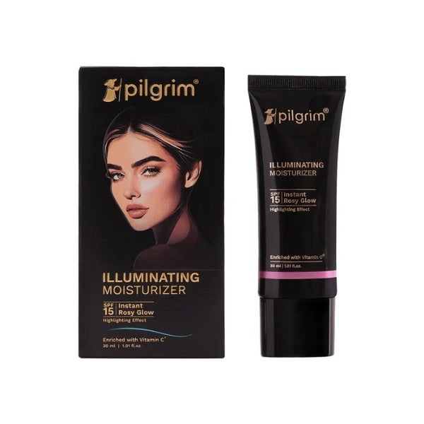 Pilgrim Illuminating Moisturizer Spf15 Rosy Glow (30ml)
