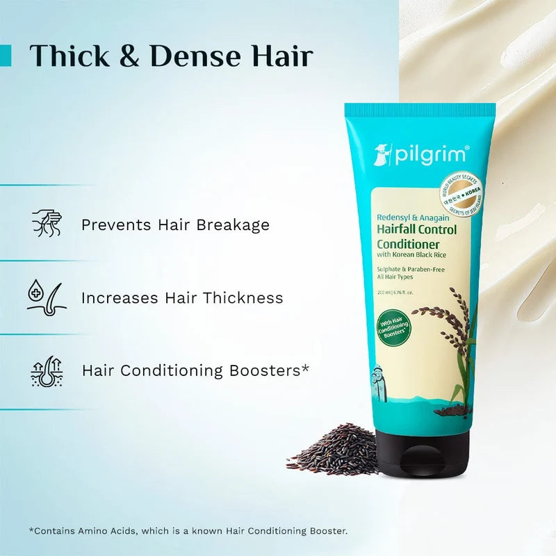Pilgrim - Redensyl & Anagain Hairfall Control Conditioner (200ml)