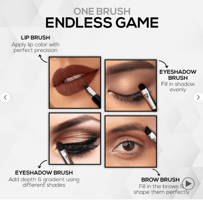 RENEE Core 4 ( 4-IN-1 Makeup Brush )