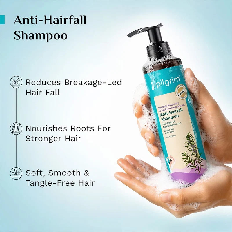 Pilgrim - Spanish Rosemary & Biotin Anti-Hairfall Shampoo (200ml)