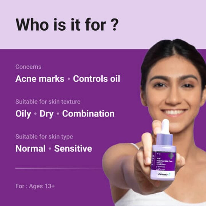 The Derma - 10% NIACINAMIDE FACE SERUM - 30 ML