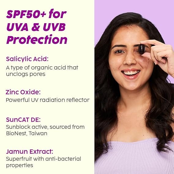 Plix - Jamun Matte Screen Invisible Sunscreen (50g)