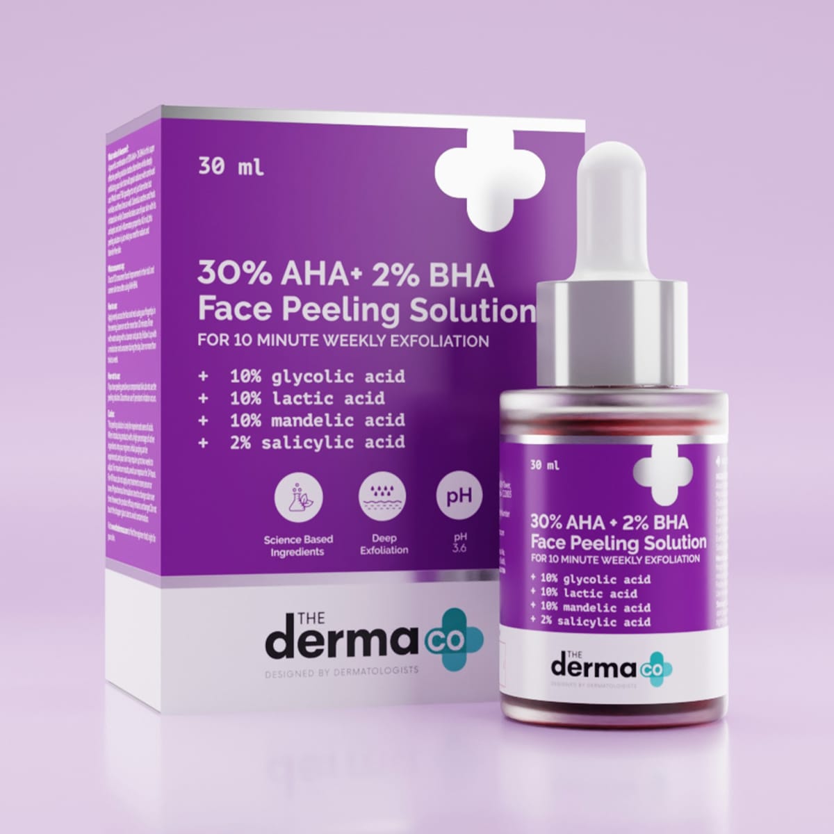 The Derma - 30% AHA + 2% BHA Peeling Solution (30mL)