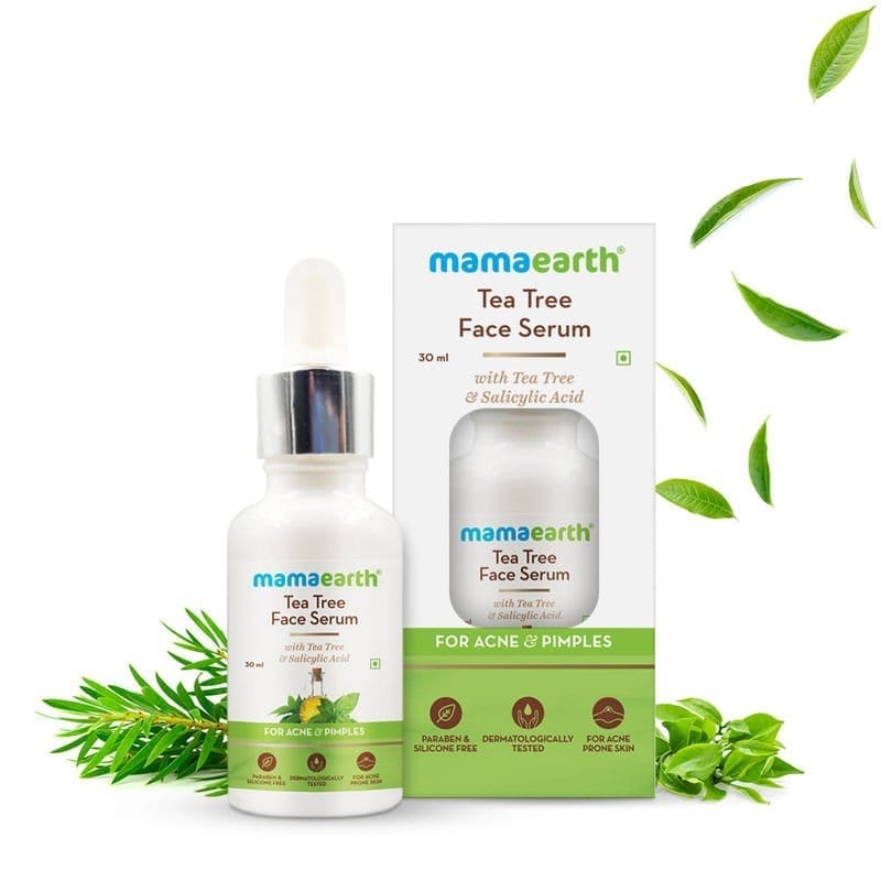 Mamaearth Tea Tree Face Serum With Tea Tree & Salicylic Acid For Acne & Pimples (30mL)