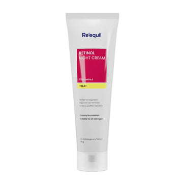 Re'equil - 0.1% Retinol Night Cream For Wrinkles & Skin Tightening 30g
