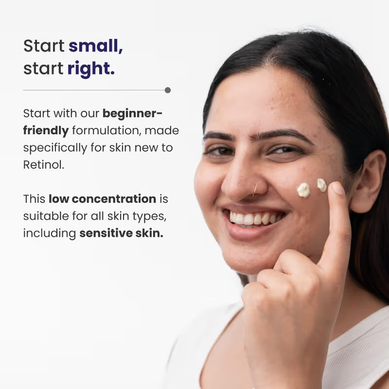 Re'equil - 0.1% Retinol Night Cream For Wrinkles & Skin Tightening 30g