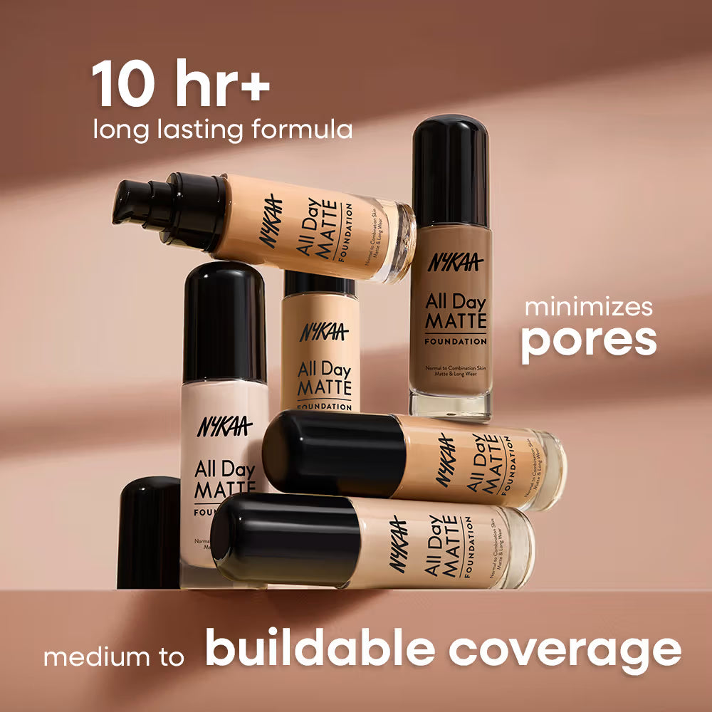 Nykaa - All Day Matte Foundation (30ml)