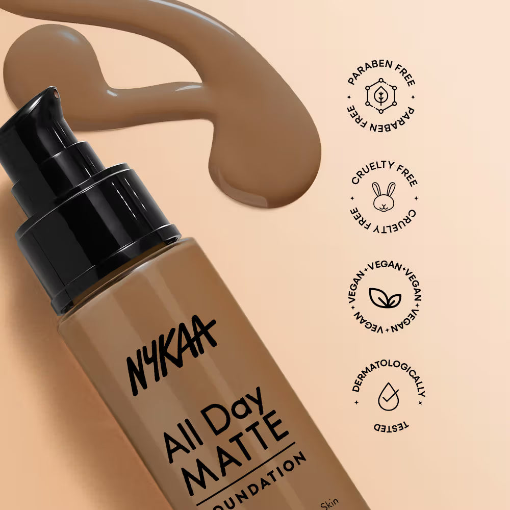 Nykaa - All Day Matte Foundation (30ml)