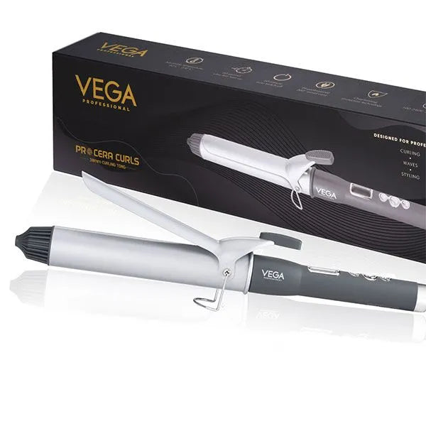 Vega – Pro Cera Curls 38mm  Hair Curler - (VPMCT 06)