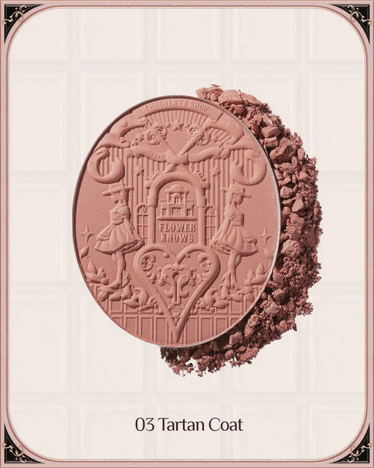 Flower Knows - Chocolate Wonder-Shop Embossed Blush (03 Tartan Coat)