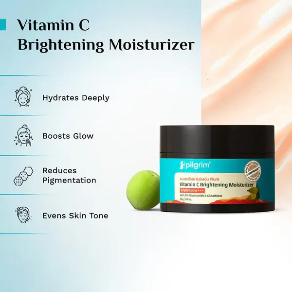 Pilgrim - Vitamin C Brightening Moisturizer (50g)
